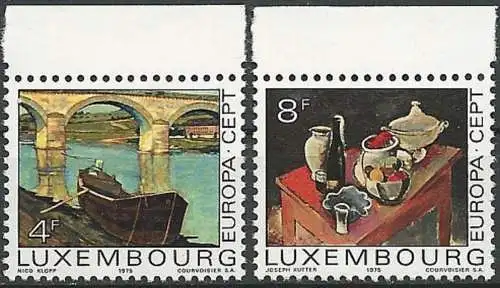 LUXEMBURG 1975 Mi-Nr. 904/05 ** MNH