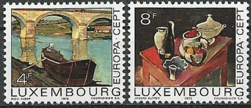 LUXEMBURG 1975 Mi-Nr. 904/05 ** MNH - CEPT