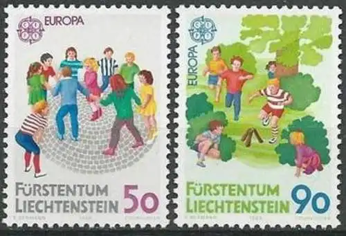 LIECHTENSTEIN 1989 Mi-Nr. 960/61 ** MNH - CEPT