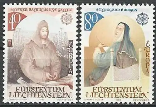 LIECHTENSTEIN 1983 Mi-Nr. 816/17 ** MNH - CEPT