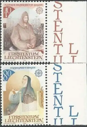 LIECHTENSTEIN 1983 Mi-Nr. 816/17 ** MNH - CEPT