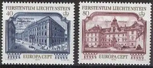 LIECHTENSTEIN 1978 Mi-Nr. 692/93 ** MNH - CEPT