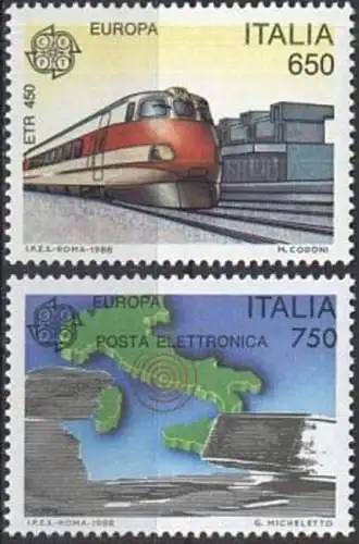 ITALIEN 1988 Mi-Nr. 2043/44 ** MNH - CEPT