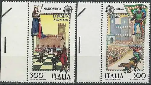 ITALIEN 1981 Mi-Nr. 1748/49 ** MNH - CEPT