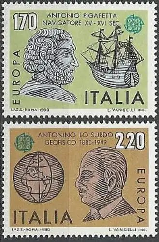 ITALIEN 1980 Mi-Nr. 1686/87 ** MNH - CEPT