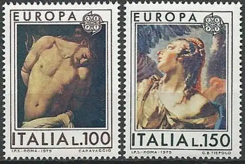 ITALIEN 1975 Mi-Nr. 1489/90 ** MNH - CEPT