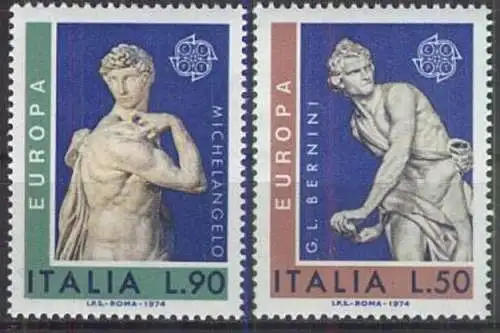 ITALIEN 1974 Mi-Nr. 1440/41 ** MNH -  CEPT