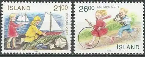 ISLAND 1989 Mi-Nr. 701/02 ** MNH - CEPT