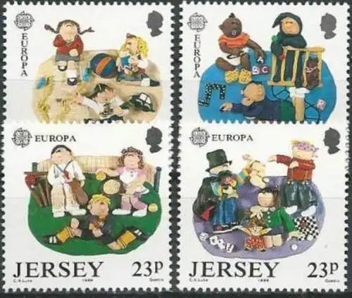 JERSEY 1989 Mi-Nr. 476/79 ** MNH - CEPT