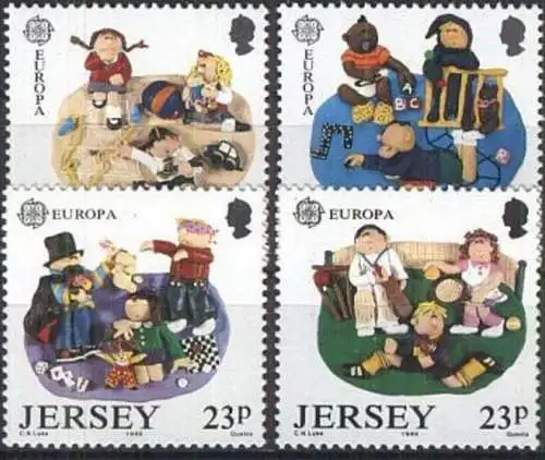 JERSEY 1989 Mi-Nr. 476/79 ** MNH - CEPT