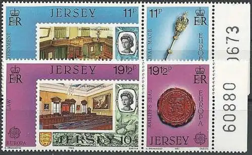 JERSEY 1983 Mi-Nr. 299/02 ** MNH - CEPT