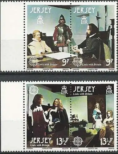 JERSEY 1980 Mi-Nr. 219/22 ** MNH - CEPT