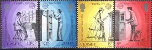 JERSEY 1979 Mi-Nr. 192/95 A ** MNH - CEPT