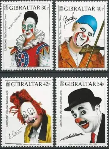 GIBRALTAR 2002 Mi-Nr. 1002/05 ** MNH - CEPT