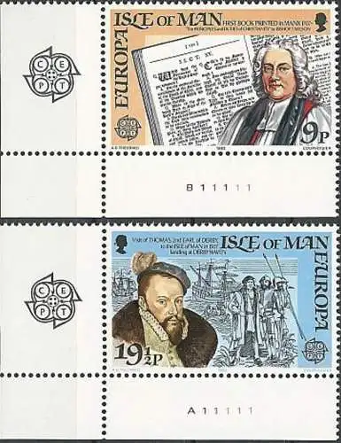 ISLE OF MAN 1982 Mi-Nr. 213/14 ** MNH - CEPT