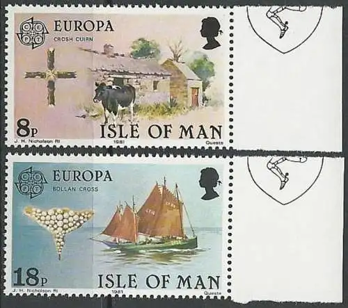 ISLE OF MAN 1981 Mi-Nr. 187/88 ** MNH - CEPT