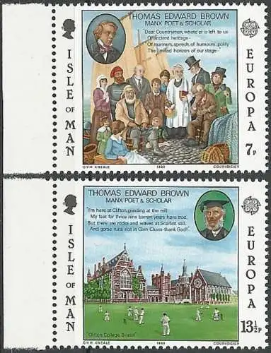 ISLE OF MAN 1980  Mi-Nr. 164/65 ** MNH - CEPT