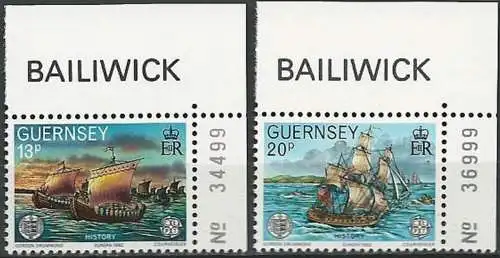 GUERNSEY 1982 Mi-Nr. 246/47 ** MNH - CEPT