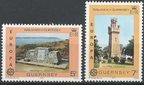 GUERNSEY 1978 Mi-Nr. 161/62 ** MNH - CEPT