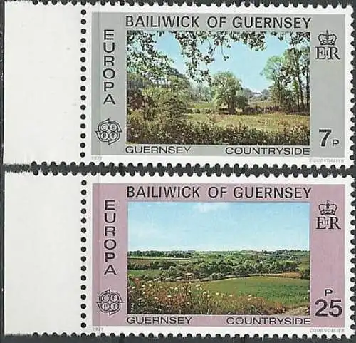 GUERNSEY 1977 Mi-Nr. 147/48 ** MNH - CEPT