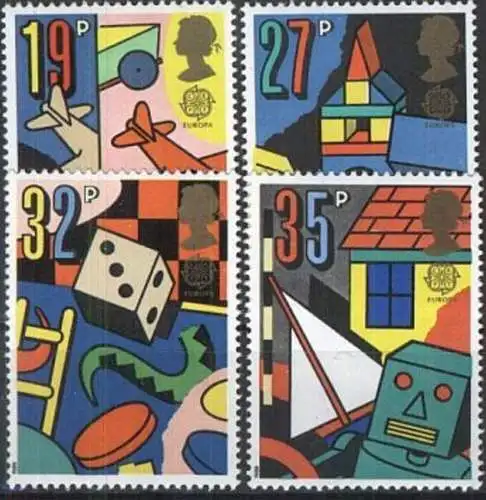 GROSSBRITANNIEN 1989 Mi-Nr. 1202/05 ** MNH - CEPT