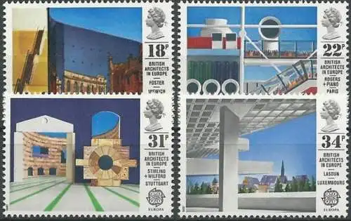 GROSSBRITANNIEN 1987 Mi-Nr. 1105/08 ** MNH - CEPT