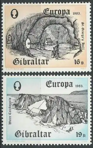 GIBRALTAR 1983 Mi-Nr. 463/64 ** MNH - CEPT