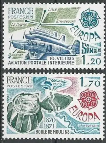 FRANKREICH 1979 Mi-Nr. 2148/49 ** MNH - CEPT