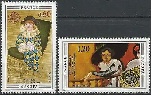 FRANKREICH 1975 Mi-Nr. 1915/16 ** MNH - CEPT