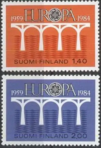 FINNLAND 1984 Mi-Nr. 944/45 ** MNH - CEPT