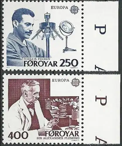 FÄRÖER 1983 Mi-Nr. 84/85 ** MNH - CEPT