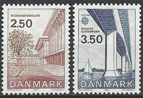 DÄNEMARK 1983 Mi-Nr. 781/82 ** MNH - CEPT