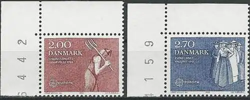 DÄNEMARK 1982 Mi-Nr. 749/50 ** MNH - CEPT