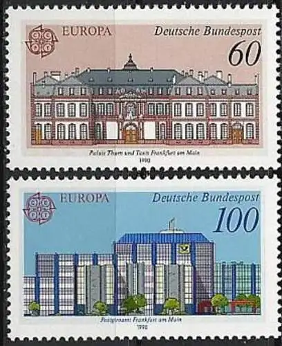 DEUTSCHLAND 1990 Mi-Nr. 1461/62 ** MNH - CEPT