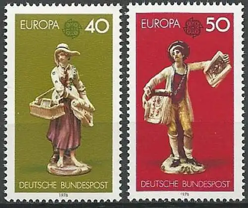 DEUTSCHLAND 1976 Mi-Nr. 890/91 ** MNH - CEPT
