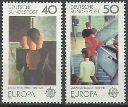 DEUTSCHLAND 1975 Mi-Nr. 840/41 ** MNH - CEPT