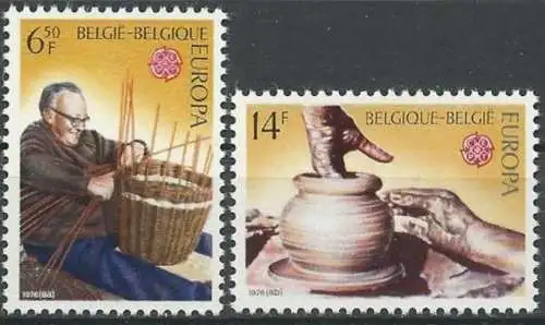 BELGIEN 1976 Mi-Nr. 1857/58 ** MNH - CEPT