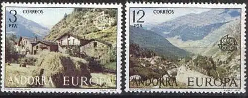 SPAN. ANDORRA 1977 Mi-Nr. 107/08 ** MNH