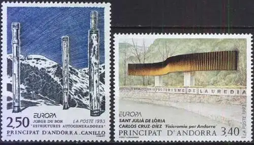 FRANZ. ANDORRA 1993 Mi-Nr. 451/52 ** MNH - CEPT