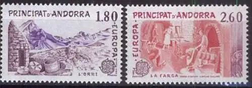 FRANZ. ANDORRA 1983 Mi-Nr. 334/35 ** MNH - CEPT