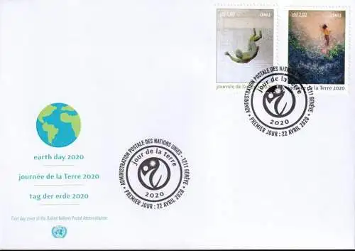 UNO GENF 2020 Mi-Nr. 1112/13 FDC