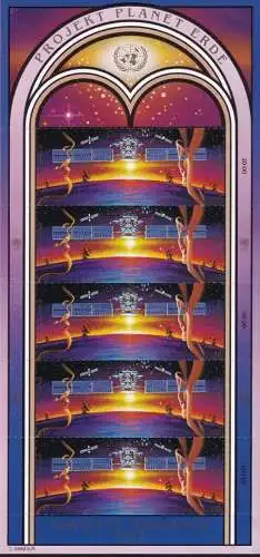 UNO WIEN 1992 Mi-Nr. 133/34 Kleinbogen ** MNH