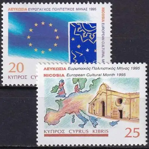 ZYPERN 1995 Mi-Nr. 860/61 ** MNH