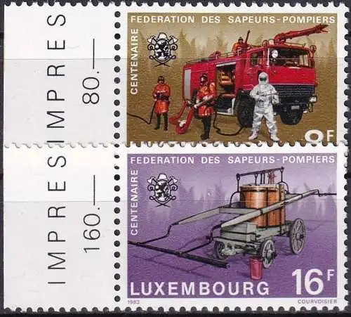 LUXEMBURG 1983 Mi-Nr. 1068/69 ** MNH