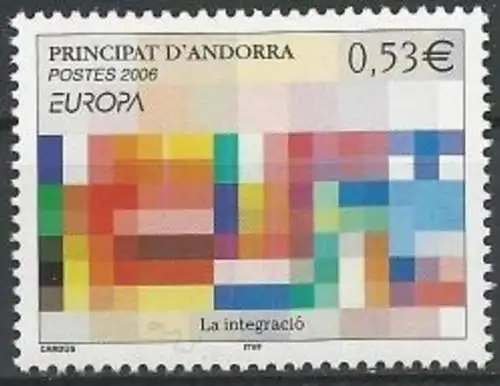 FRANZ. ANDORRA 2006 Mi-Nr. 648 ** MNH - CEPT