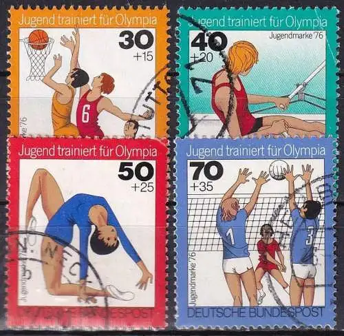 DEUTSCHLAND 1976 Mi-Nr. 882/85 o used