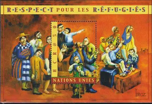 UNO GENF 2000 Mi-Nr. Block 15 ** MNH