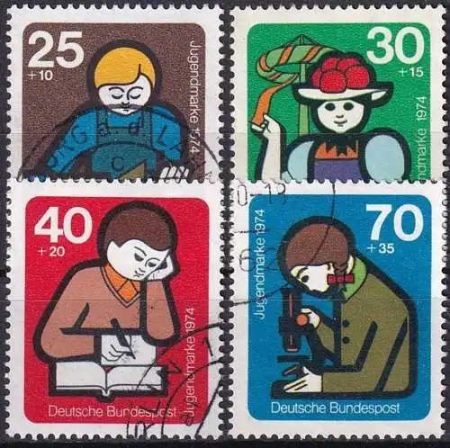 DEUTSCHLAND 1974 Mi-Nr. 800/03 o used
