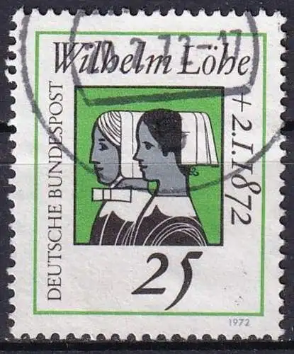 DEUTSCHLAND 1972 Mi-Nr. 710 o used