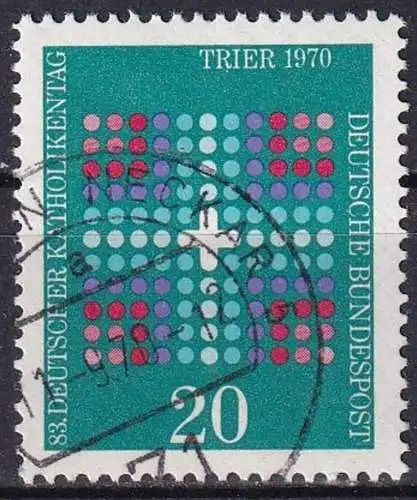 DEUTSCHLAND 1970 Mi-Nr. 648 o used